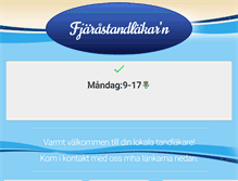 Tablet Screenshot of fjarastandlakarn.se